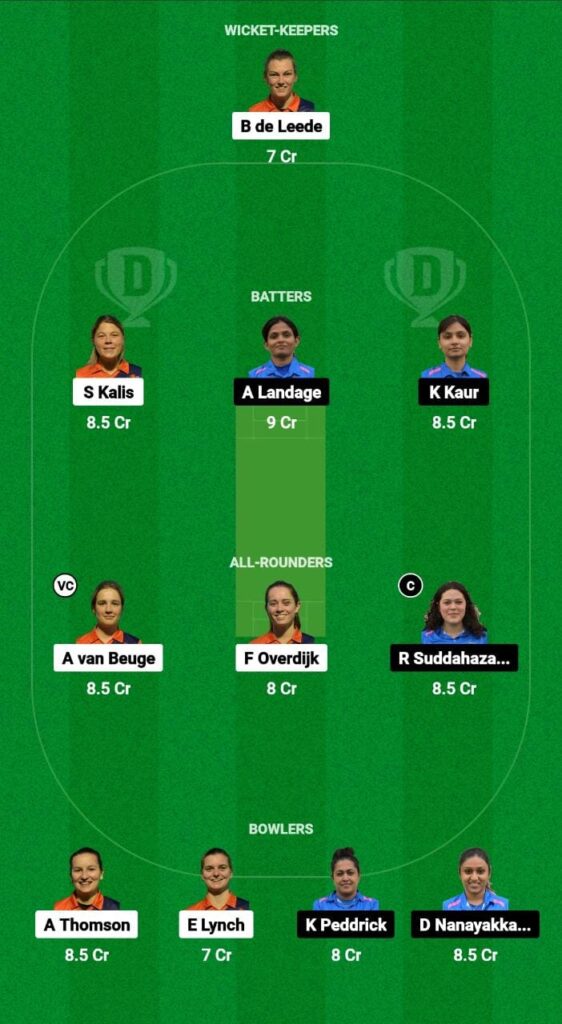 ND-W vs ITA-W Dream11 Prediction Fantasy Cricket Tips Dream11 Team FanCode ECI Women Gibraltar 