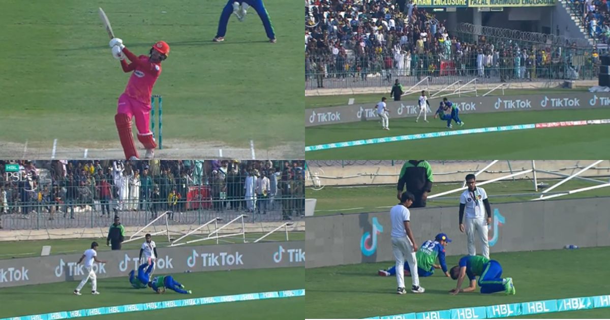 PSL 2023: Watch – Khushdil Shah, Mohammad Ilyas Involved In Massive Collision During Islamabad United vs Multan Sultans Match