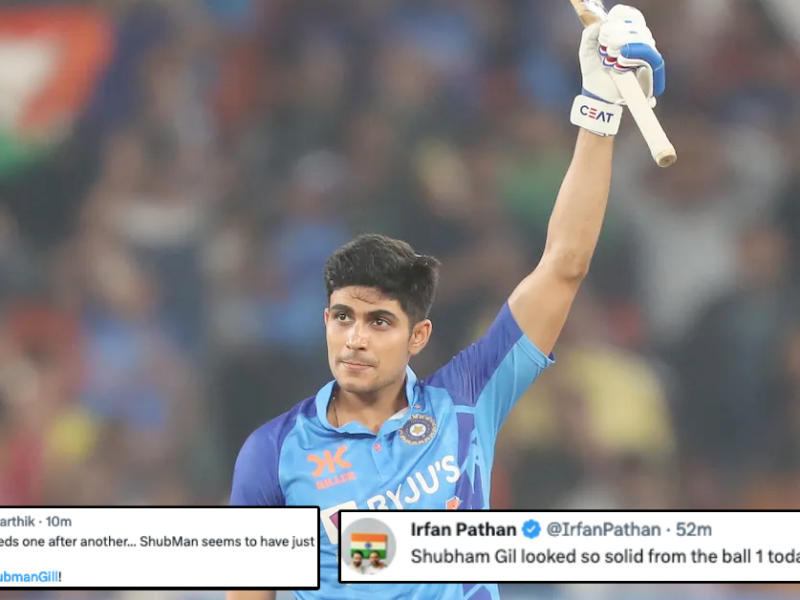 “Gill Is Kohli 2.0” – Twitter Impressed As Shubman Gill Slams A Fantabulous Hundred In Ahmedabad T20I vs New Zealand