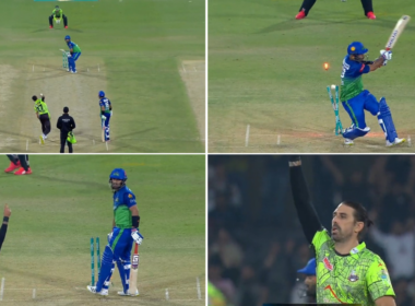 PSL 2023 Final: Watch- David Wiese Foxes Usman Khan & Thrashes His Stumps