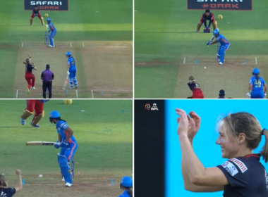RCB-W vs MI-W: Watch - Harmanpreet Kaur Inside Edges Ellyse Perry's Delivery Onto Her Stumps To Get Out For 2 In WPL 2023