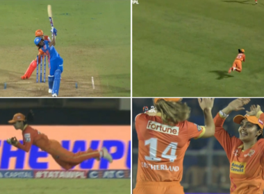 MI-W vs GUJ-W: Watch- Harleen Deol Takes A Stunner To Get Rid Of Harmanpreet Kaur In WPL 2023
