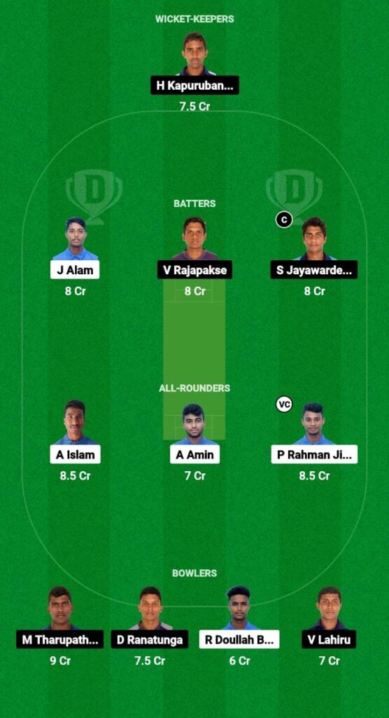 BD-U19 vs SL-U19 Dream11 Prediction Fantasy Cricket Tips Dream11 Team Under-19 Tri Nations Series 