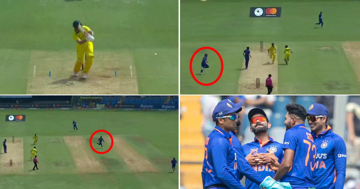 IND vs AUS: Watch - Virat Kohli Shows Unreal Fielding Effort As He Sprints From Short Extra Cover To Mid-Wicket To Stop The Ball