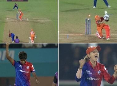 DC-W vs GUJ-W: Watch – Laura Wolvaardt Gets Cleaned Up By Arundhati Reddy After Scoring Her Maiden WPL Fifty