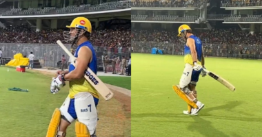 IPL 2023: Watch - Chennai Super Kings Fans Roar For Their Thala As MS Dhoni Walks Down To The Middle