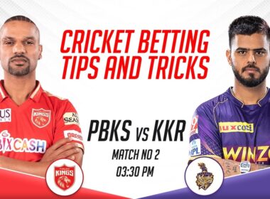 PBKS vs KKR Cricket Betting Tips and Tricks