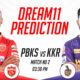 PBKS vs KKR Dream11 Prediction Today Match, Dream11 Team Today, Fantasy Cricket Tips, IPL 2023, Match 2