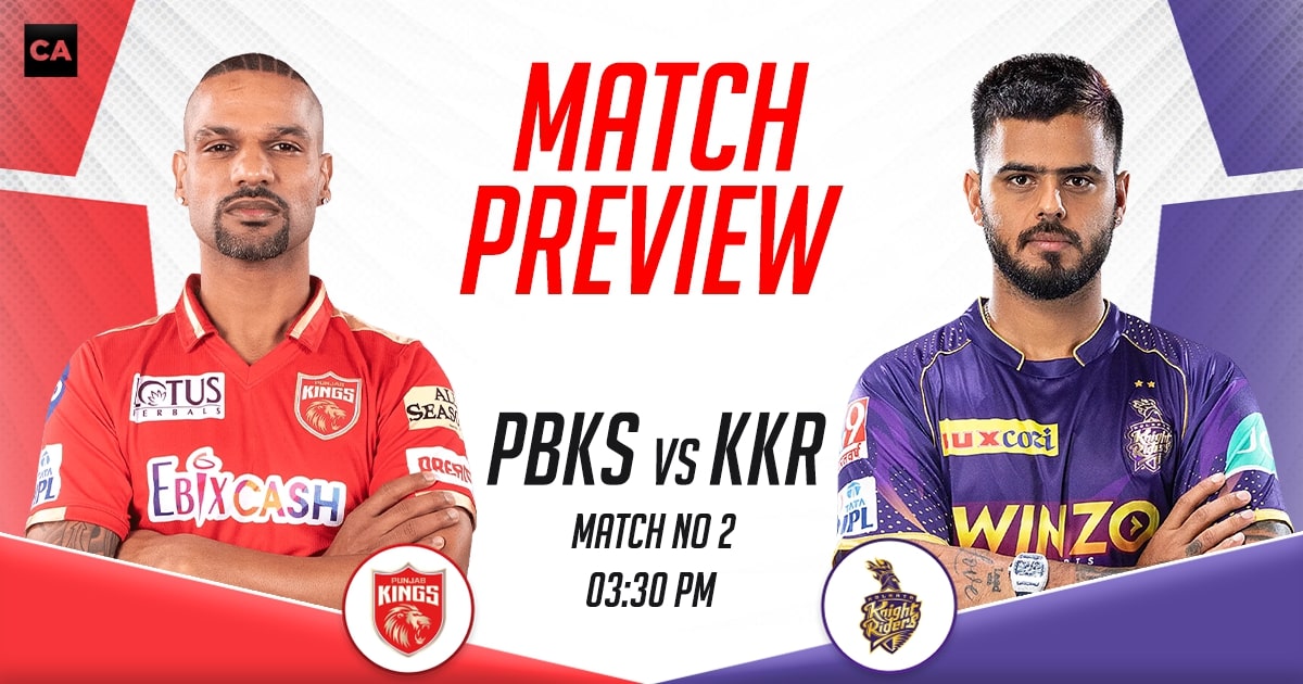PBKS vs KKR Match Preview, IPL 2023, Match 2