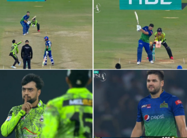 PSL 2023 Final: Watch - Rashid Khan Gives A Fiery Send-off To Rilee Rossouw, Brings Out ‘Finger On Lips’ Celebration As Players Exchange Words
