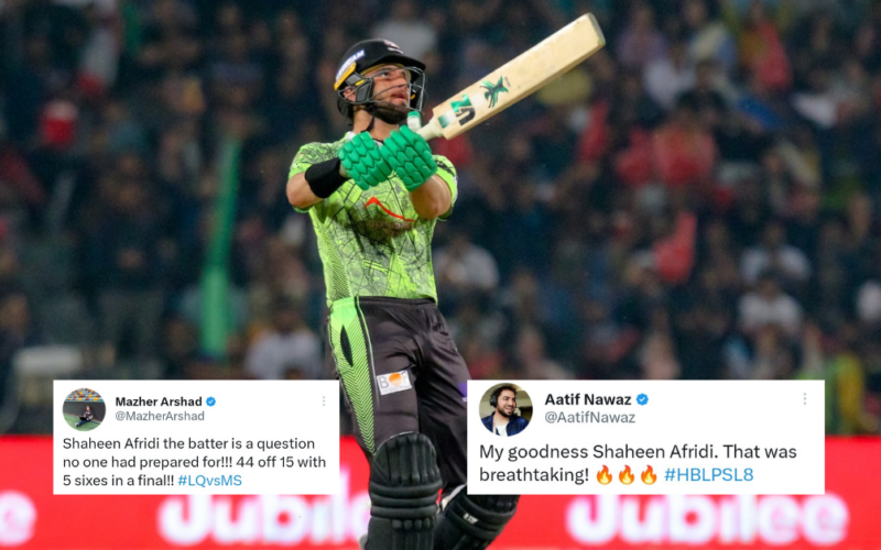 PSL 2023 Final: "That Was Breathtaking "- Twitter Reacts As Shaheen Afridi Plays A Stunning Cameo Against Multan Sultans