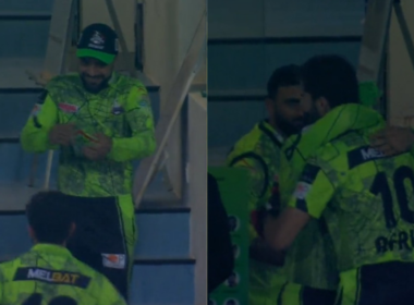 PSL 2023 Final: Rashid Khan Hugs Shaheen Afridi After Lahore Qalandars Skipper Takes Multan Sultans Bowlers To The Cleaners