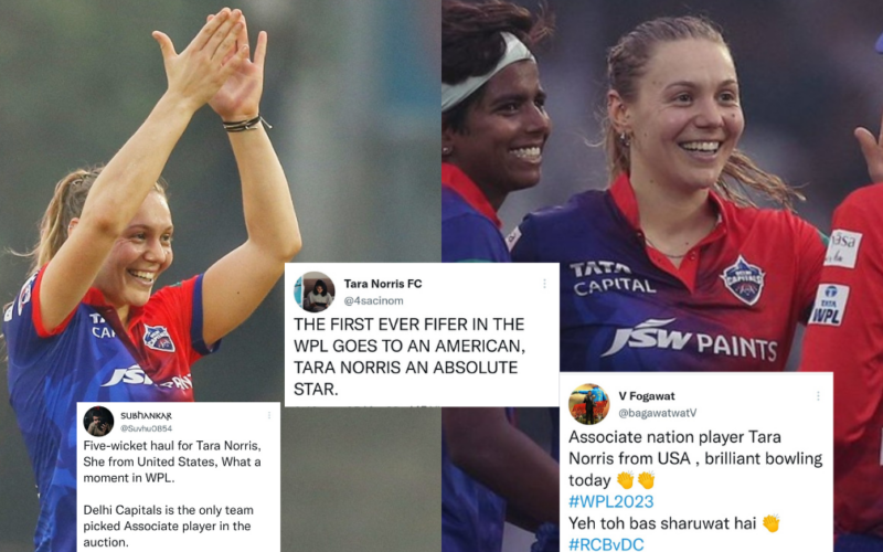 RCB-W vs DEL-W: "Tara Norris Roaring..."- Twitter Reacts As USA's Tara Norris Becomes The First Player To Bag A 5-Wicket Haul In WPL