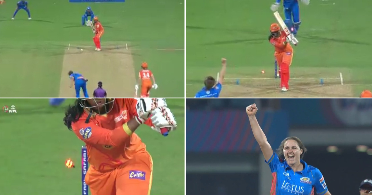 WPL 2023: Watch – Nat Sciver-Brunt Castles Sabbhineni Meghana