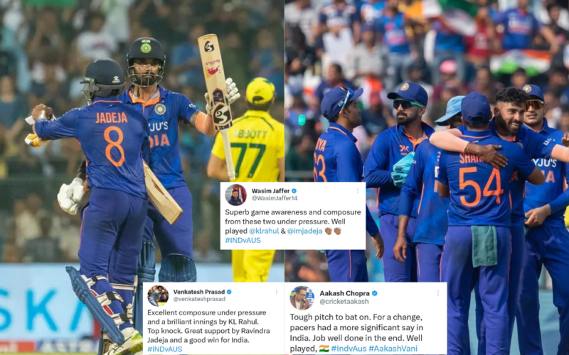 IND vs AUS: Twitter Reacts As KL Rahul, Ravindra Jadeja, Bowlers Shine In India's 5-Wicket Win Over Australia In 1st ODI