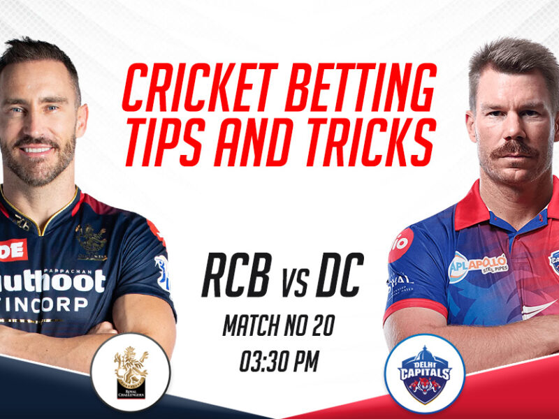 RCB vs DC Cricket Betting Tips and Tricks, IPL 2023, Match 20