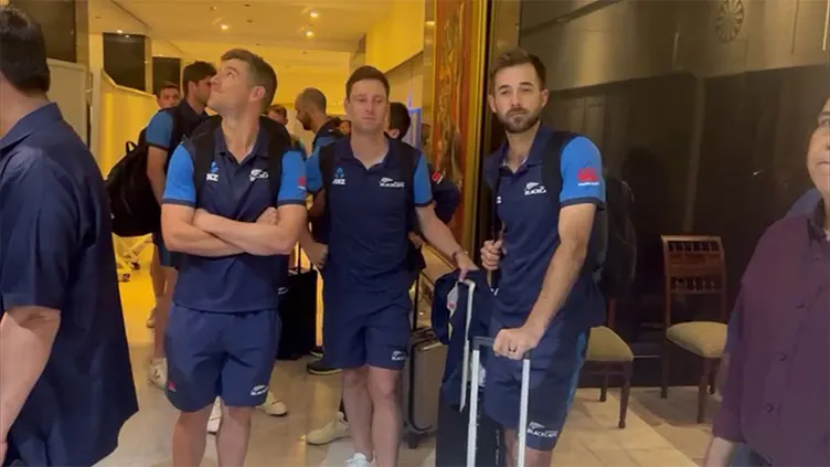 New Zealand squad arrives in Pakistan