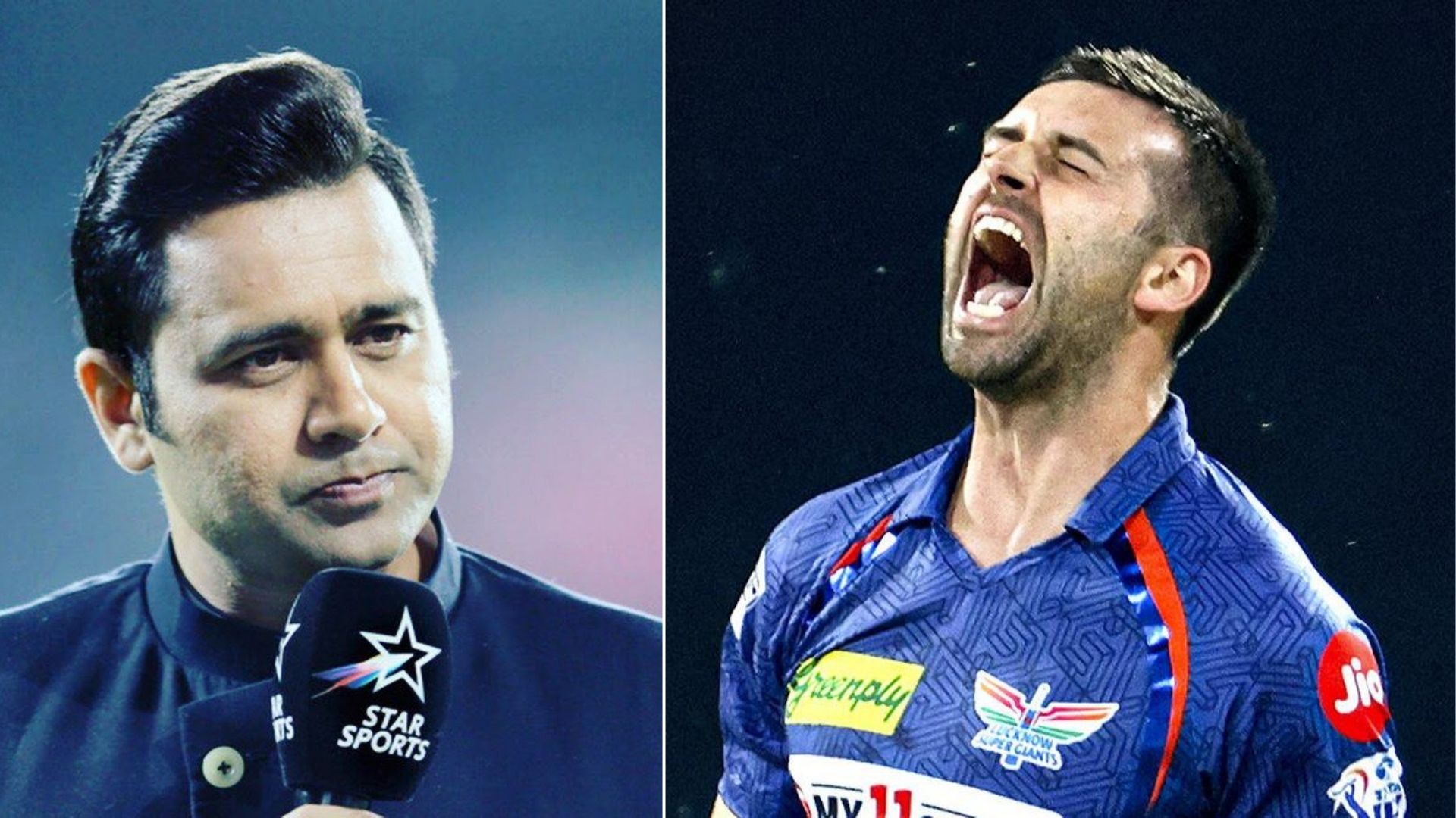 Aakash Chopra and Mark Wood