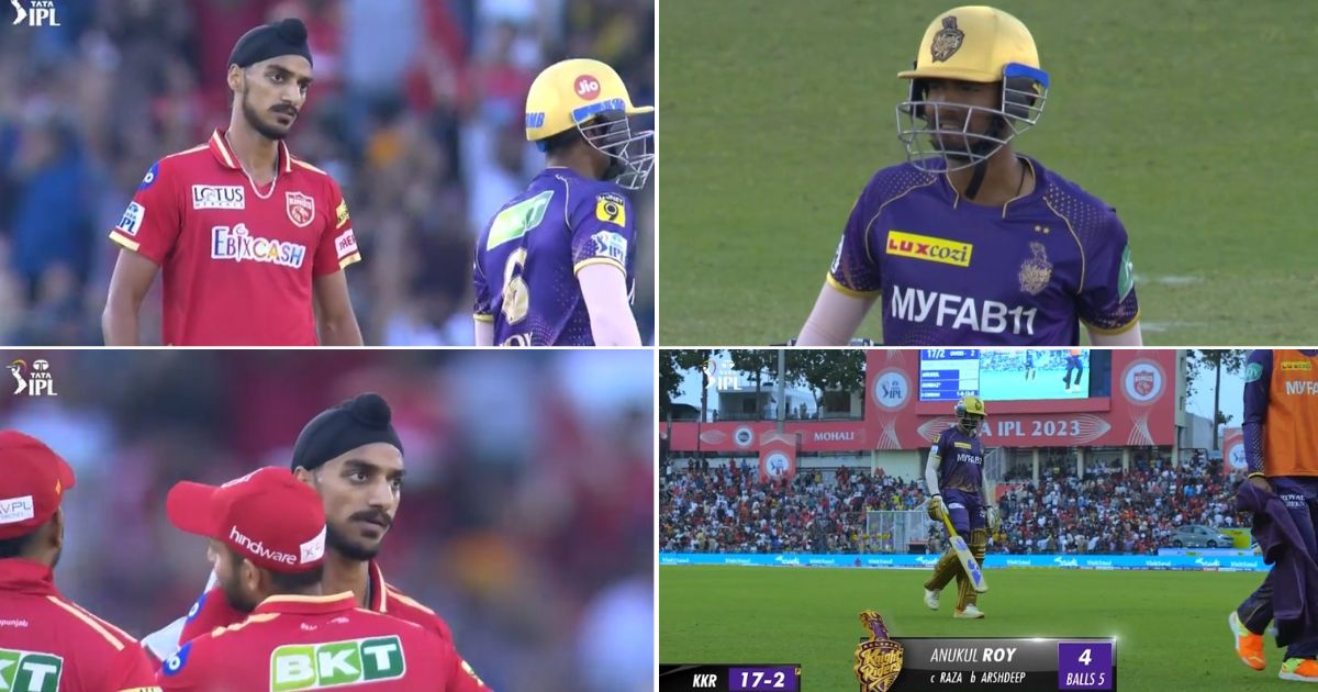 PBKS vs KKR: WATCH - Arshdeep Singh Gives Anukul Roy The Death Stare Sent-Off As Punjab Kings Find A Grip Over Kolkata Knight Riders
