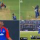 LSG vs DC: WATCH - Axar Patel Celebrates With A Wild Roar As The Bowler Cleans Up Kyle Mayers With A Ripper