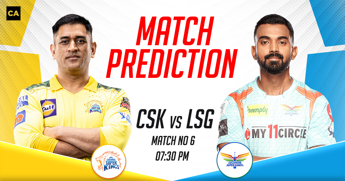 Csk Vs Lsg Match Prediction Who Will Win Todays Ipl Match Ipl 2023 Match 6 4649