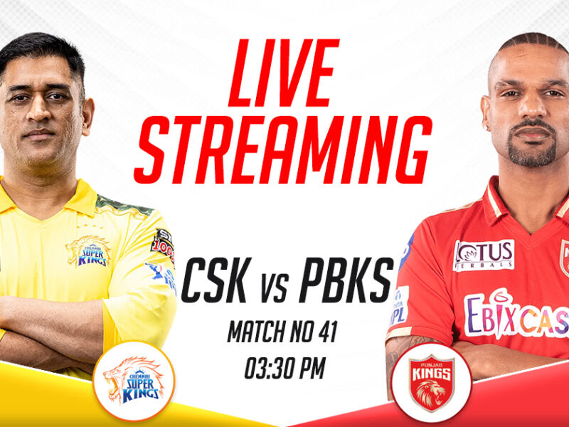 CSK vs PBKS Live Streaming Channel In India, IPL 2023, Match 41