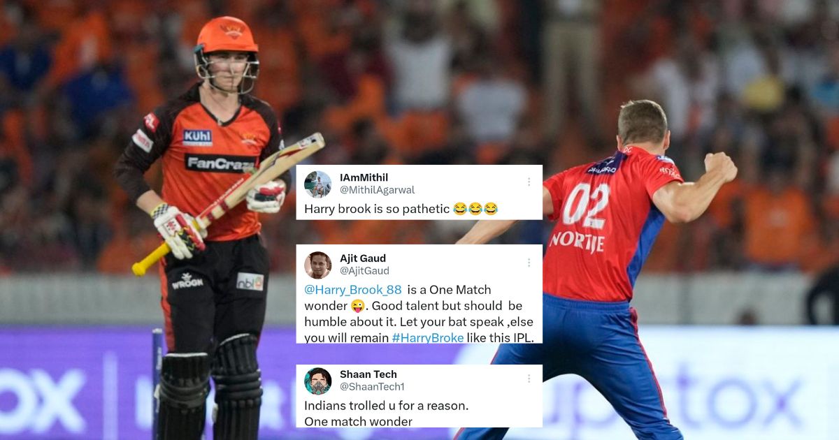 DC vs SRH: "The Biggest Fraud In IPL" - Twitter Reacts After Harry Brook Bags Two-Ball Duck Against DC At Arun Jaitley Stadium
