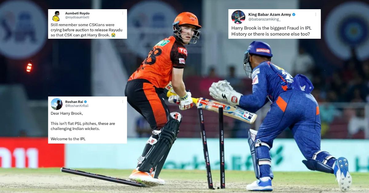 LSG vs SRH: 'Oye Chuna Laga Diya': Harry Brook Trolled Again After He Fails To Deliver With The Bat In IPL
