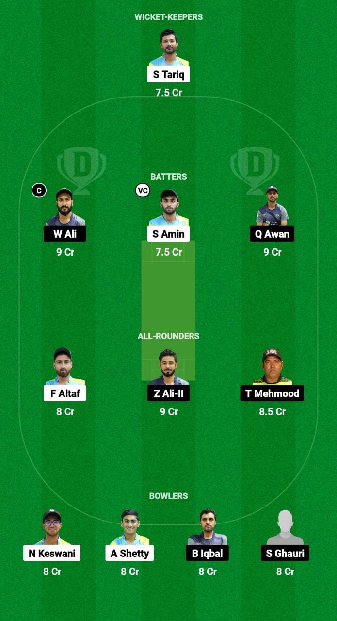 ZGS vs KWN Dream11 Prediction Today Match, Sharjah Ramadan T10, Match