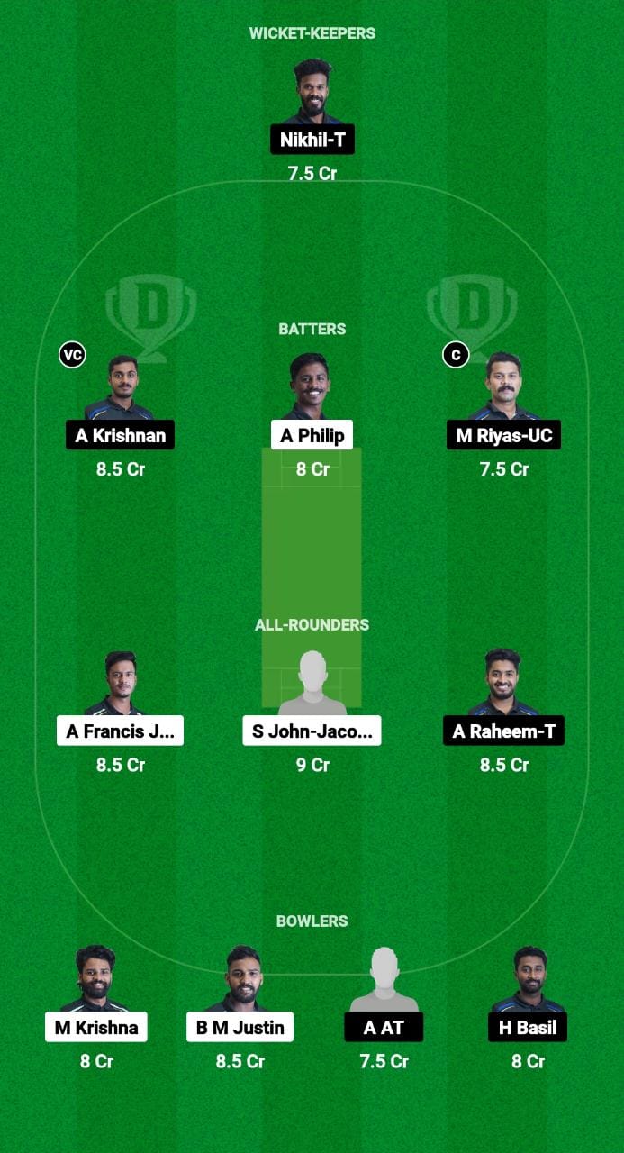 PTH vs MAP Dream11 Prediction Today Match, NSK TrophyKerala T20