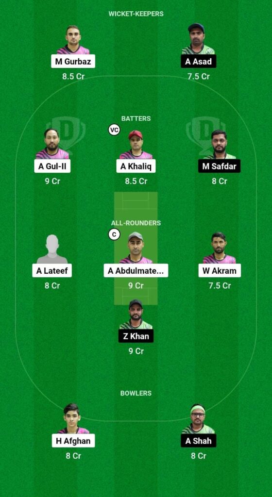 KZLS vs KHE Dream11 Prediction Fantasy Cricket Tips Dream11 Team Sharjah Ramadan T10 