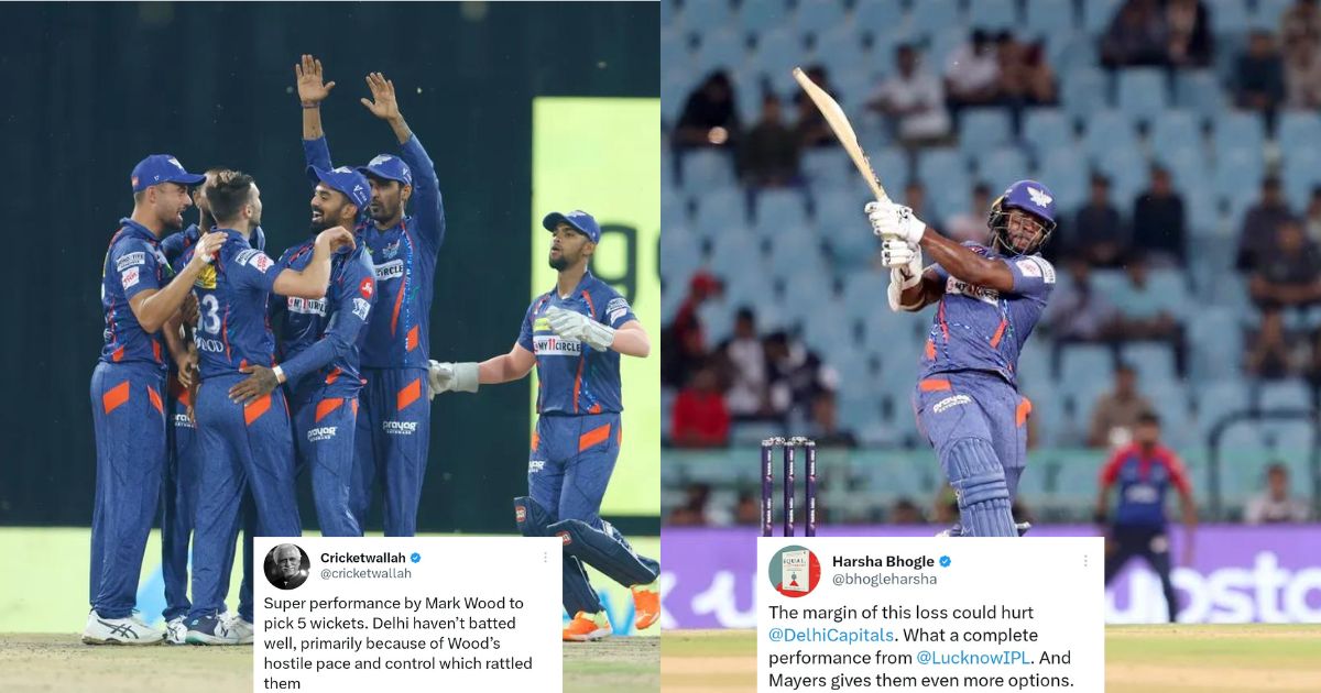 LSG vs DC: “Take A Bow Mark Wood”- Twitter Reacts As Lucknow Super Giants Register A Comprehensive Win Over Delhi Capitals In IPL 2023