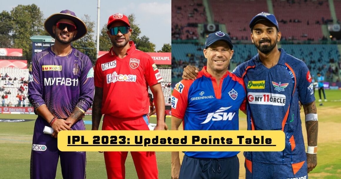 Updated IPL 2023 Points Table, Orange Cap, And Purple Cap After PBKS vs