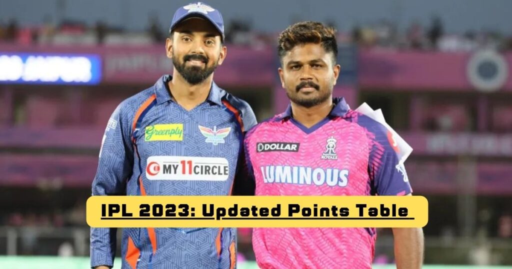 Updated IPL 2023 Points Table, Orange Cap, And Purple Cap After RR vs