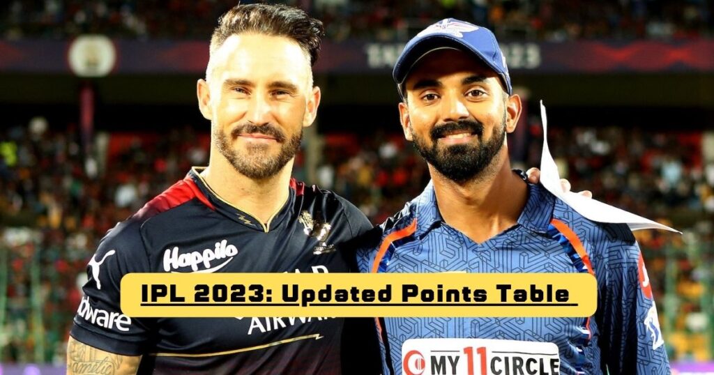 Updated IPL 2023 Points Table, Orange Cap, And Purple Cap After RCB vs