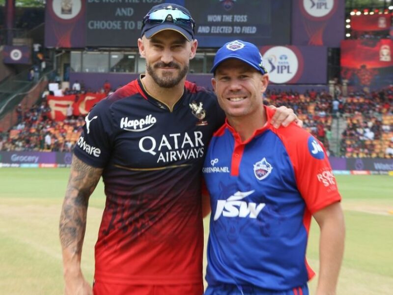 IPL 2023 RCB Captain Faf du Plessis, DC Captain David Warner