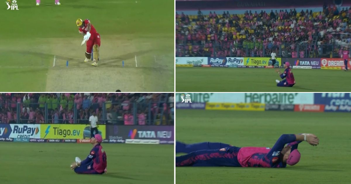 RR vs PBKS: WATCH - Jos Buttler Plucks Another Staggering Catch To Send Shahrukh Khan Packing For 11 Runs