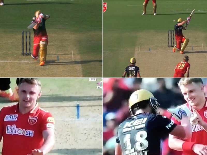 PBKS vs RCB: WATCH - Sam Curran’s Deadly No Ball Almost Knock Off Faf Du Plessis’ Head, Here's How Virat Kohli Reacted