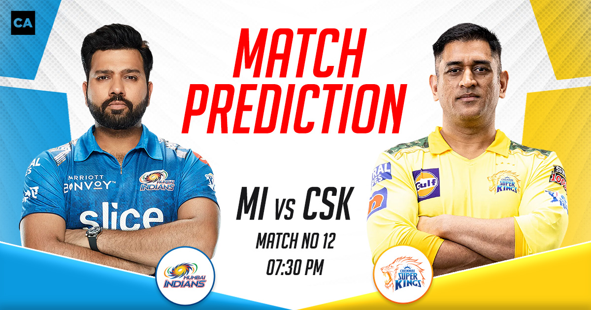 MI vs CSK Fit Prediction- Who Will Win Lately’s IPL Fit? IPL 2023, Fit ...