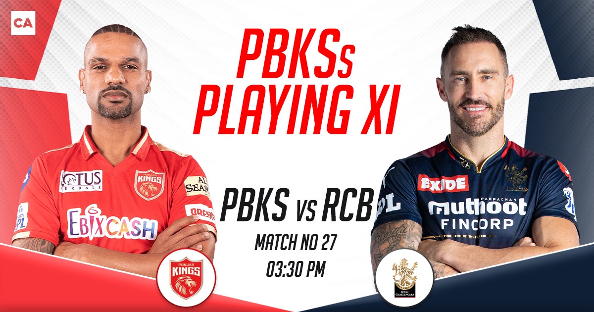 Pbks Playing Xi Vs Rcb Ipl Match