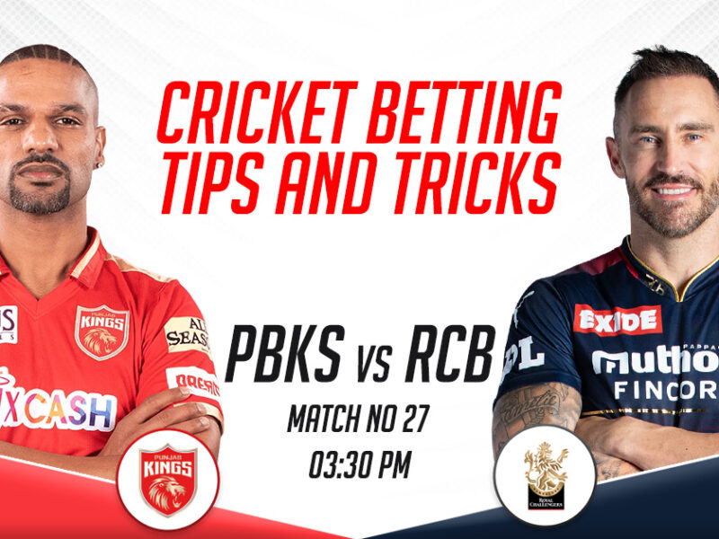 PBKS vs RCB Cricket Betting Tips and Tricks, IPL 2023, Match 27