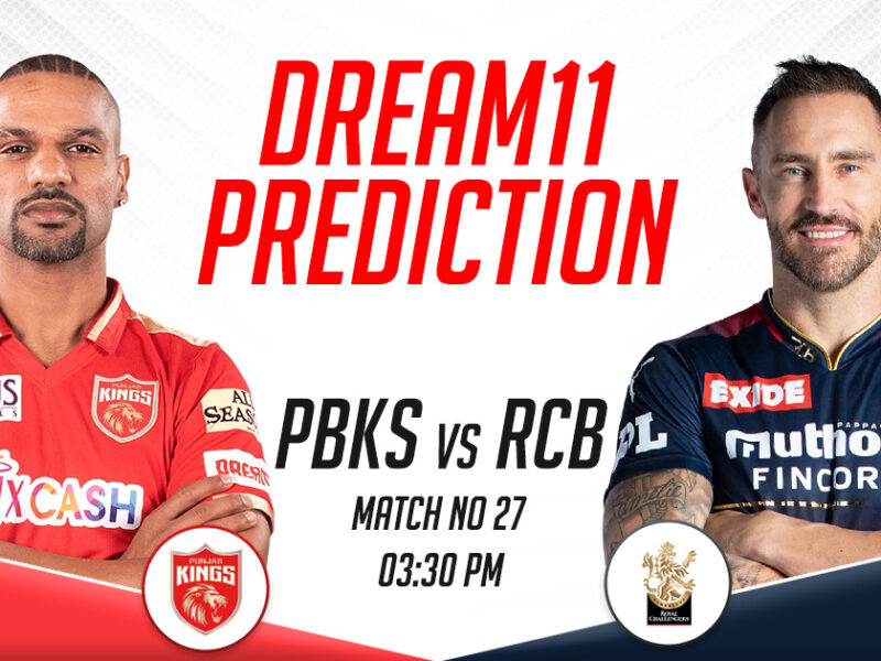 PBKS vs RCB Dream11 Prediction Today Match, Dream11 Team Today, Fantasy Cricket Tips, IPL 2023, Match 27
