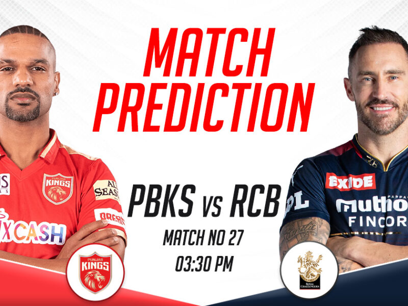 PBKS vs RCB Today Match Prediction, IPL 2023, Match 27