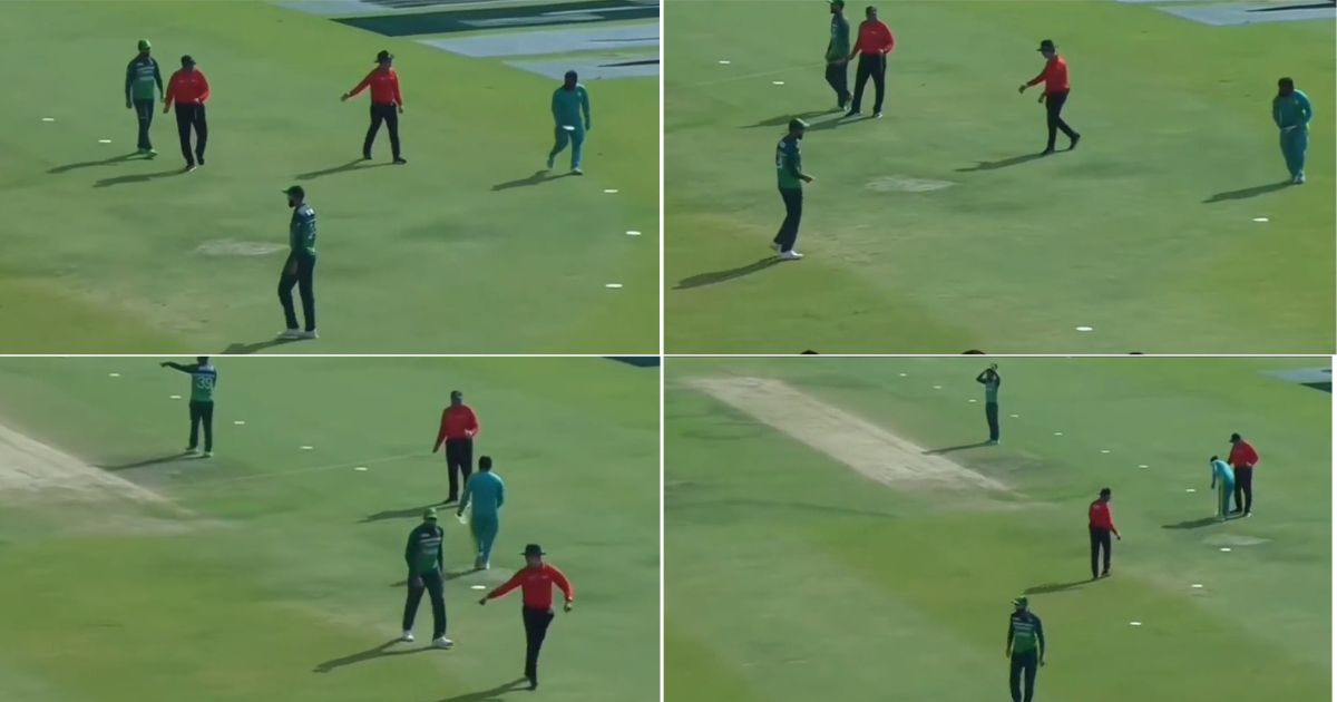 PAK vs NZ: Watch : Umpire Aleem Dar Rectifies Bizarre Error From Pakistan In 2nd ODI