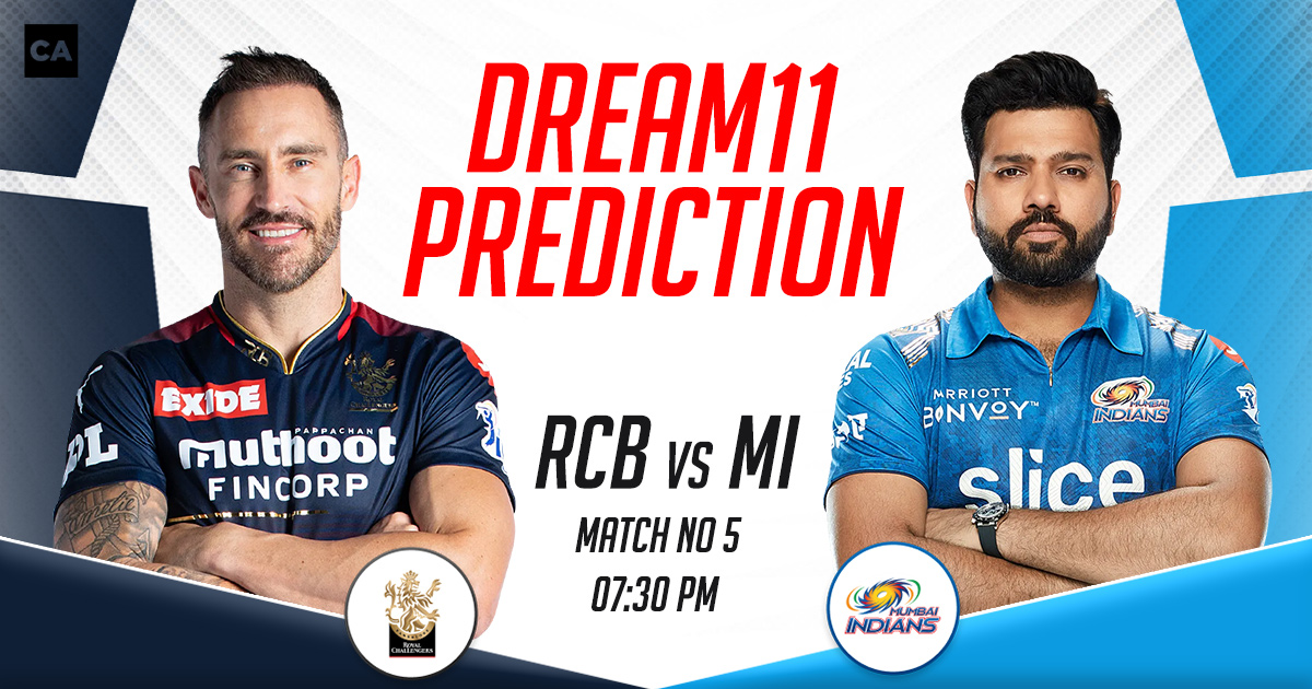 TATA IPL 2023, Match 5 RCB Vs MI - Match Report