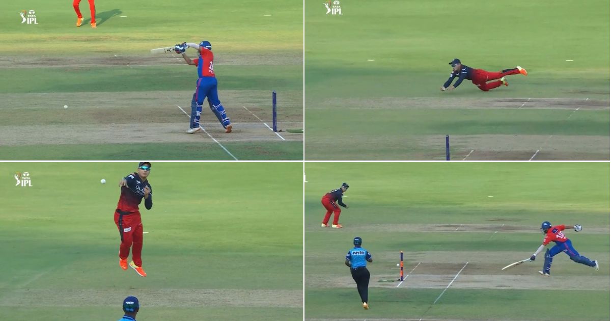RCB vs DC: Watch - Anuj Rawat Dives To Make One-handed Stop Before Producing A Sensational Direct-Hit To Dismiss Prithvi Shaw