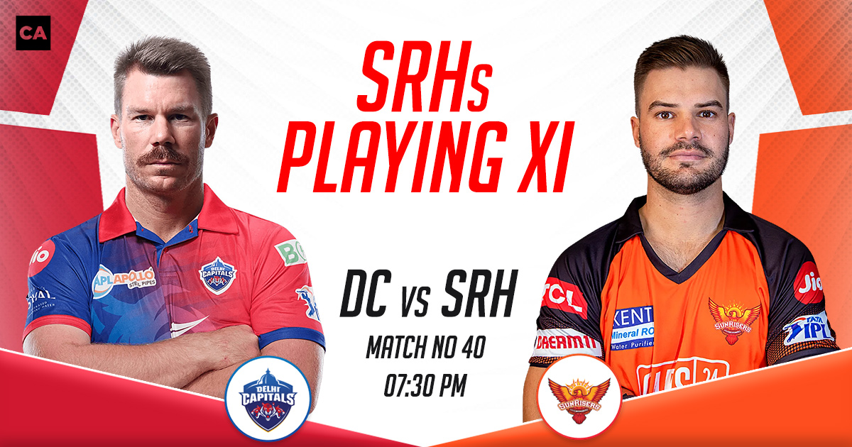 SRH Playing XI vs DC, IPL 2023, Match 40
