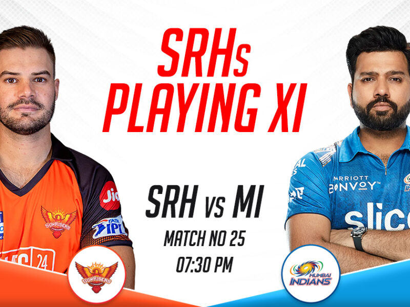 SRH Playing XI vs MI, IPL 2023, Match 25