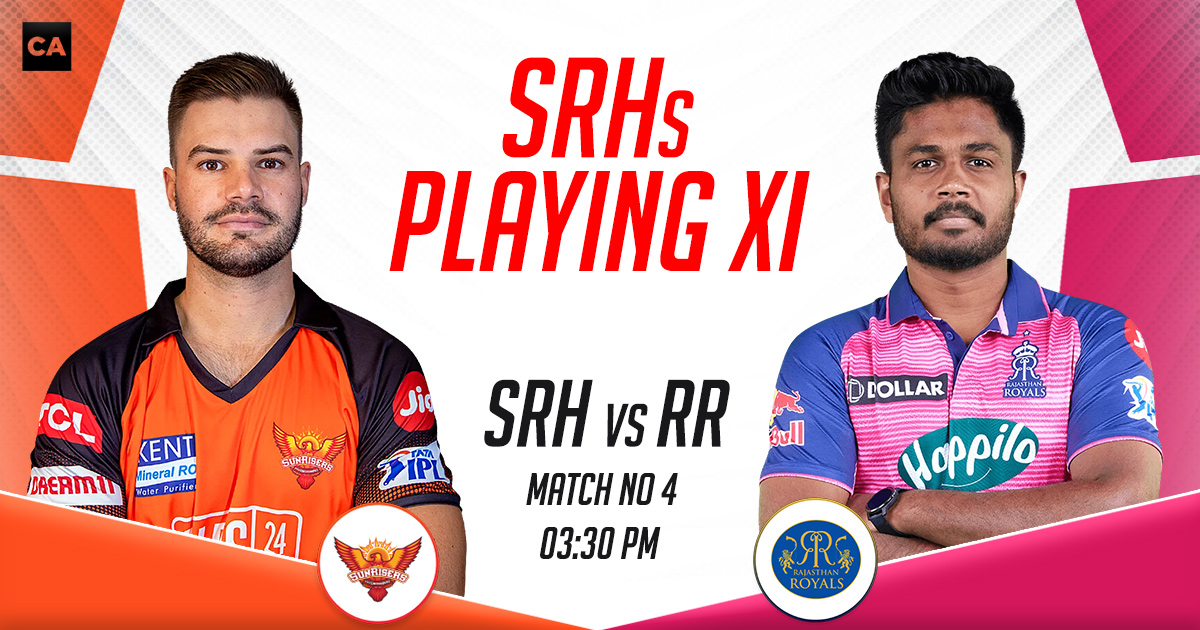 SRH Playing XI vs RR, IPL 2023, Match 4
