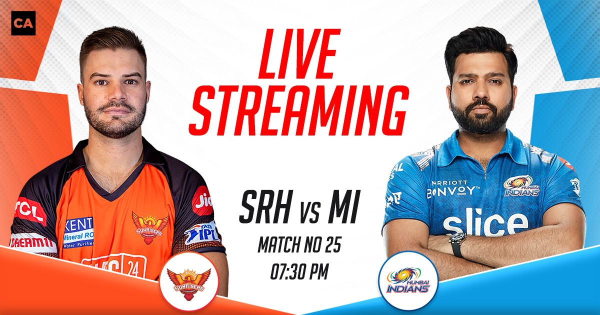 SRH vs MI Live Streaming Channel In India, IPL 2023, Match 25